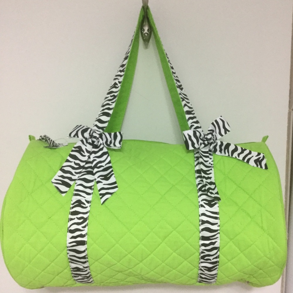 Quilted duffle bag